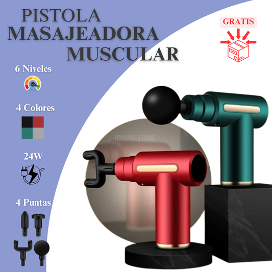 Pistola per massaggi muscolari. 6 LIVELLI